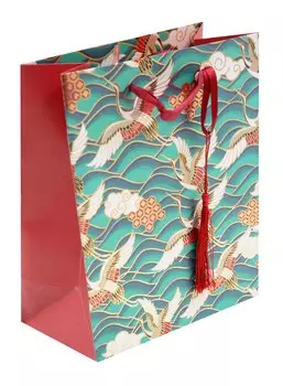 Пакет A5 23*18*10 "Журавли" жен., бум.мат.ламинат