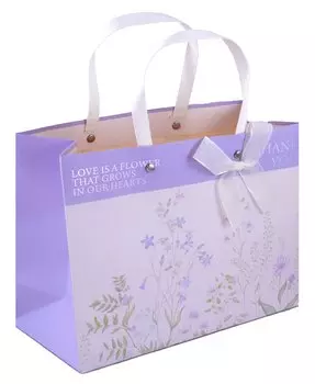 Пакет А5 24*19*9.5 "Полевые цветы" жен., бум.мат.ламинат