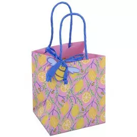 Пакет А6 10*12*8 "Лимонная роща" жен., бум., мат.ламинация