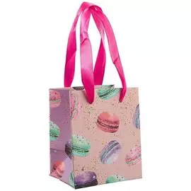 Пакет А6 12*10*8 "Красочные макаруны.Basic" жен., бум.мат.ламинат