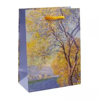 Пакет А6 12*16*6 "Антиб, вид из садов Салис" нейтр., бум.мат.ламинат