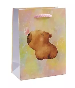 Пакет А6 12*16*6 "Люблю!" нейтр., бум.мат.ламинат