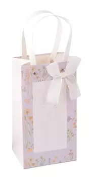 Пакет А6 12*24*10 "Полевые цветы" жен., бум.мат.ламинат