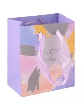 Пакет A6 14*11*6.5 "Enjoy today" жен., бум.мат.ламинат