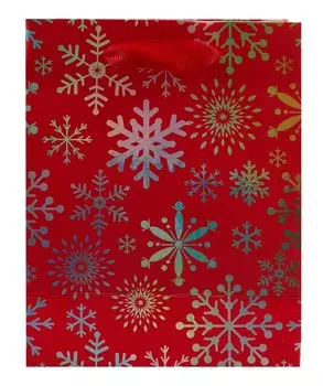 Пакет А6 14*11*6 "Новогодняя затея" Новый год, бум.мат.