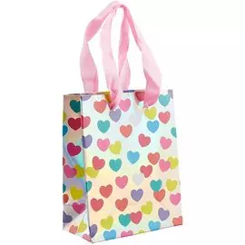 Пакет А6 14,5*11,5*6 "Сердечко" жен., бум.мат.ламинат