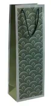 Пакет бутылочный 36*12*8,5 "Abstract style" бум.мат.ламинат