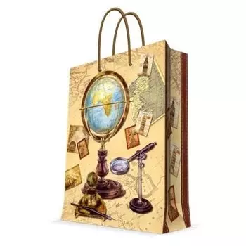 Пакет Феникс Бумажный Глобус 26*32,4*12,7см