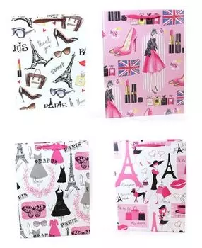 Пакет подарочный бумажный А3 "Fashion"