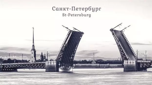 Пакет "Вид Дворцового моста/Мост белый" 11*17*6 (16,5*9*6,5см) / 17(16,5)*9*6,5см