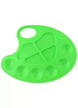 Палитра для смешивания красок "Неон", овальная