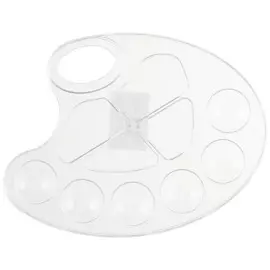 Палитра прозрачная, овальная