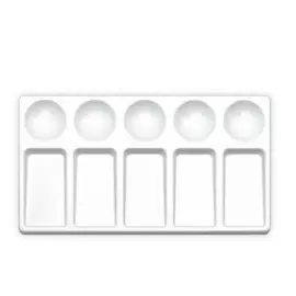 Палитра для смешивания красок прямоугольная