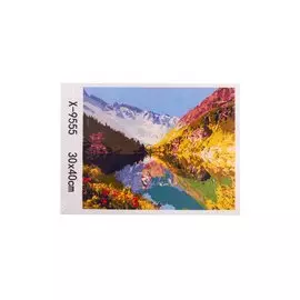 Палитра. Холст с красками по номерам "Прекрасная природа", 30 х 40 см