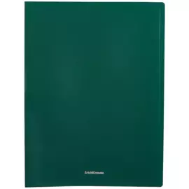 Папка 20ф А4 "Matt Classic" пластик, зеленый, Erich Krause