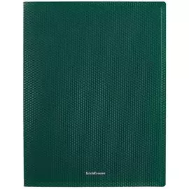 Папка 2кольца А4 "Diamond Original" 24мм, пластик, зеленый, Erich Krause