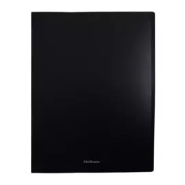 Папка 2кольца A4 "Matt Classic" 24мм, пластик, черный, Erich Krause