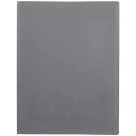 Папка 40ф А4 "MEGAPOLIS" пластик, серый, Erich Krause