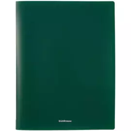 Папка 4кольца А4 "Matt Classic" 24мм, пластик, зеленый, Erich Krause