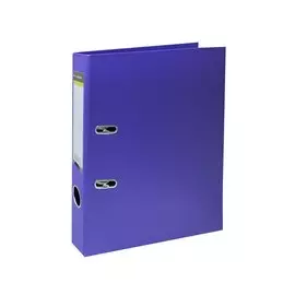 Папка архивная 55мм А4 фиолетовая,PVC,прозр.карман,металл.уголки, inФОРМАТ