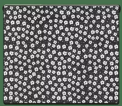 Папка для тетрадей. на молнии. 258х220 мм. иск.кожа. цветы на черном. -Китай: (Francis). IFC003 462295