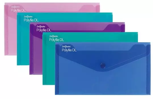 Папка на кнопке 225*125мм "Electra" ,SNOPAKE