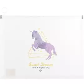 Папка на застёжке «Star unicorn», А5