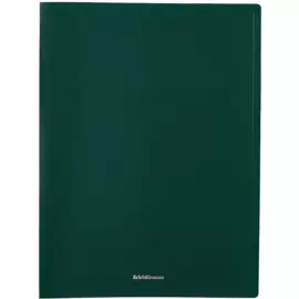 Папка-скоросшиватель А4 "Matt Classic" пластик, пружинн.механизм, зеленый, Erich Krause