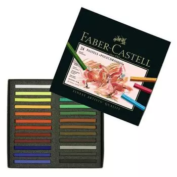 Пастель «Polychromos», Faber-Castell, 24 цвета