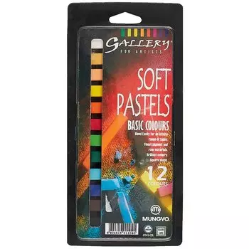 Пастель сухая мягкая «Mungyo Basic», 12 оттенков