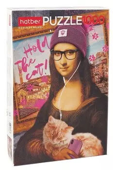 Пазл 1000 элементов "Кот в искусстве" 480х680мм