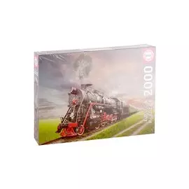 Пазл 2000 деталей "Советский поезд"
