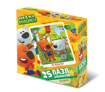 Пазл 25 эл. МиМиМишки. На рыбалку