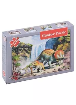 Пазл "Динозавры", 120 деталей