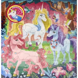 Пазл фигурный "Единороги"