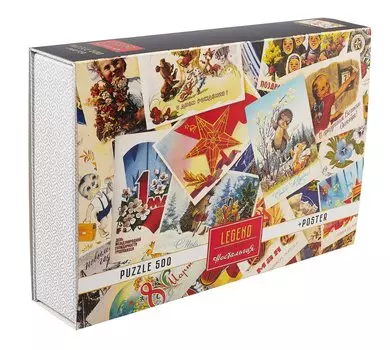 Пазл LEGEND "Ностальгия. Открытки", 500 элементов