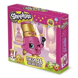 Пазл, Оригами, 36эл 212*212мм Shopkins Lippy Lips 02748
