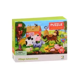 Пазл "Деревенские приключения", 60 элементов