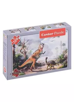 Пазл "Динозавры", 120 деталей