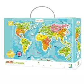 Пазл "Карта Мира" 100 элементов