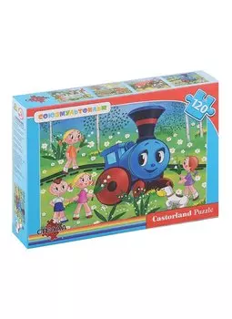 Пазл "Паровозик из Ромашково", 120 деталей