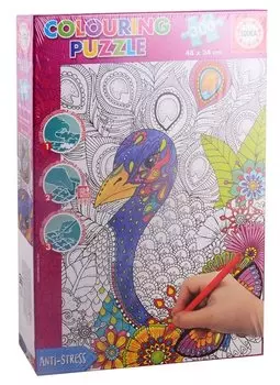 Пазл-раскраска Educa 300 деталей Джунгли