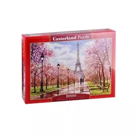 Пазл «Романтическая прогулка по Парижу», 1000 деталей
