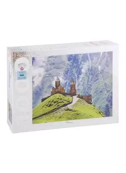 Пазл Step 1000 "Грузия. Казбек. Троицкая церковь в Гергети"