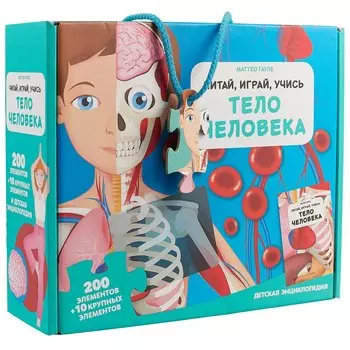 Пазл «Тело человека», 200 деталей