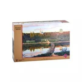 Пазл 100113 Левитан И.И. "Тихая обитель", 1000 деталей, Стелла