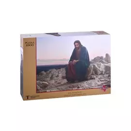 Пазл Третьяковская галерея "И.Н. Крамской. Христос в пустыне. 1872", 1000 элементов