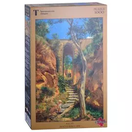 Пазл 100090 Ге Н.Н. "Мост в Вико", 1000 деталей, Стелла