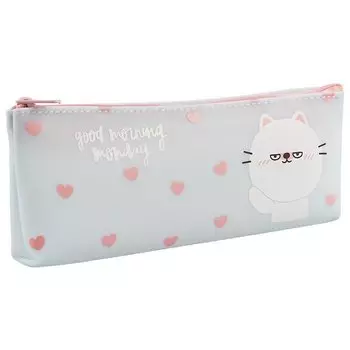 Пенал «Белый котик», 20 х 8 см
