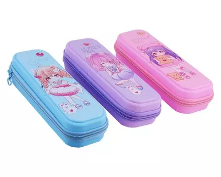 Пенал корпусный "Аниме девочка"